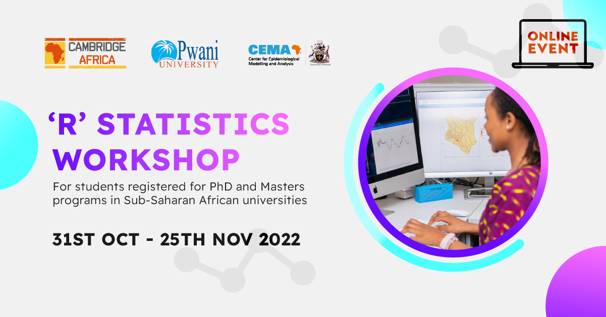 Free online R statistics workshop