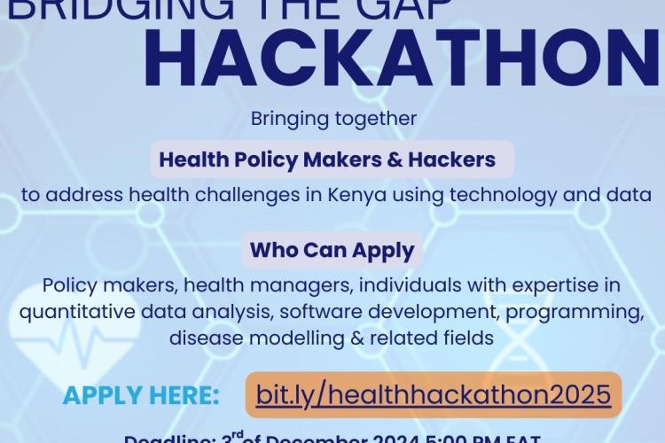 CEMA 2025 Hackathon poster advert