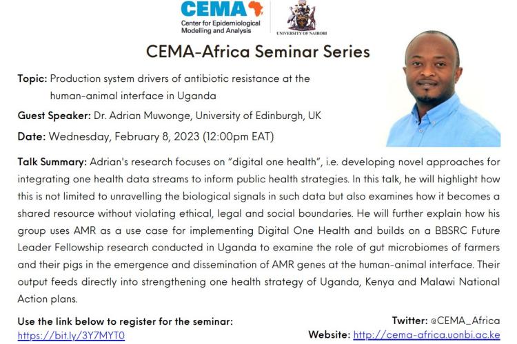 CEMA-Seminar Series Antibiotic Resistance Uganda